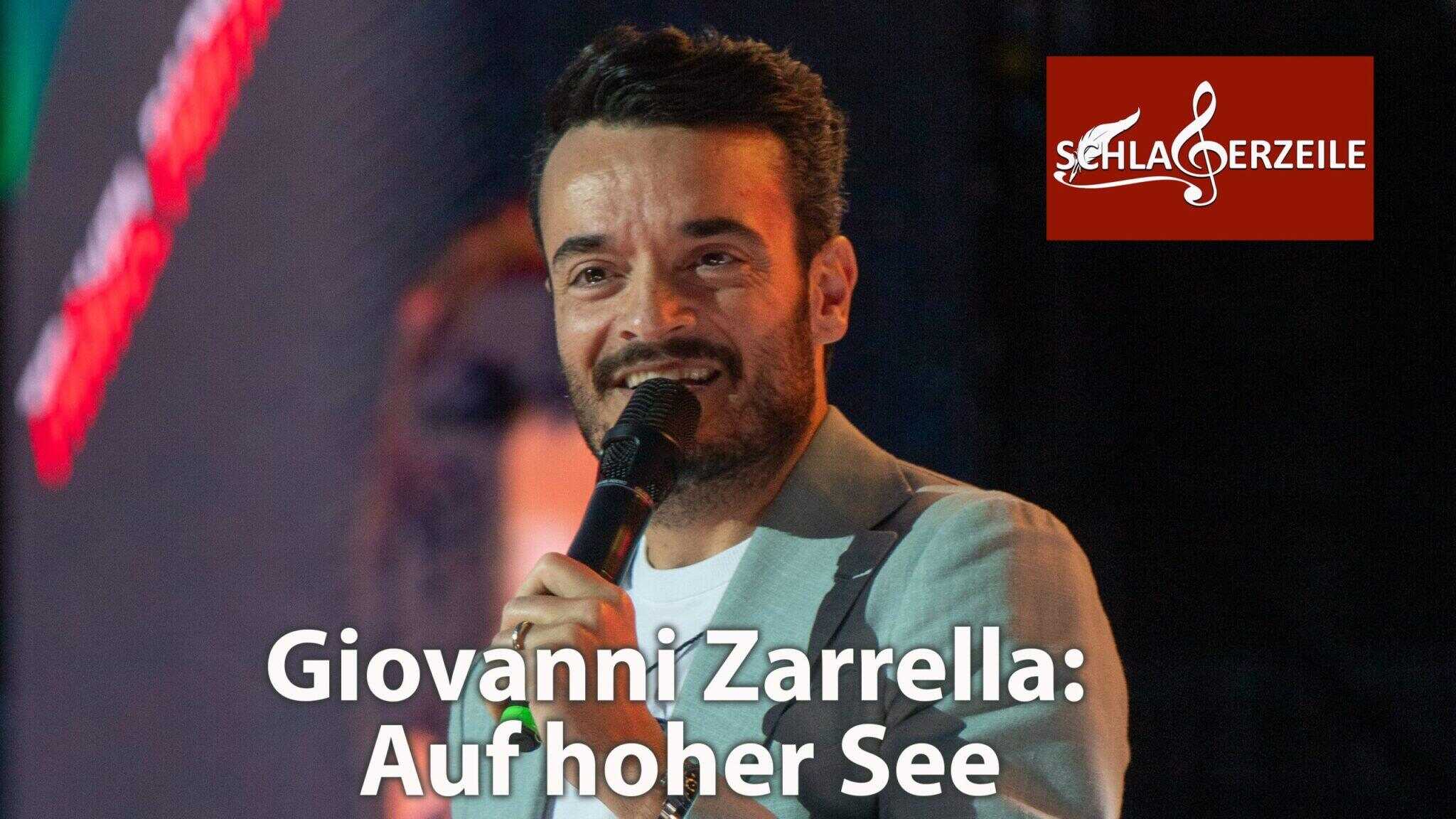 Giovanni Zarrella auf See