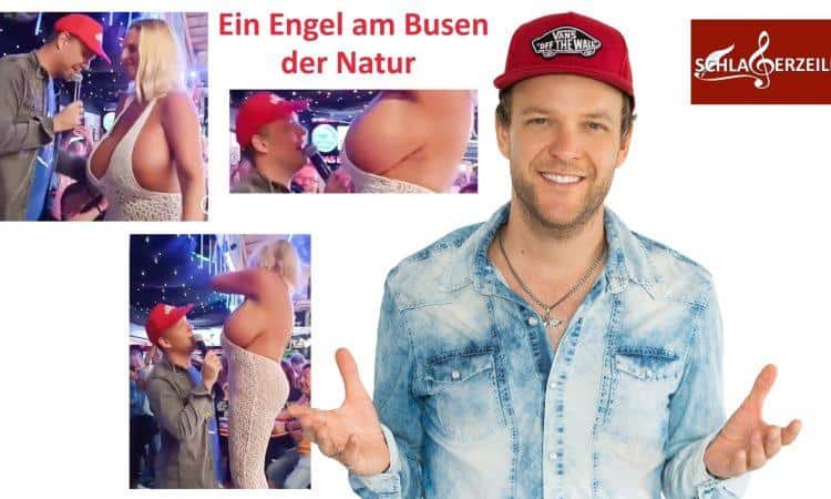 Alex Engel am Busen