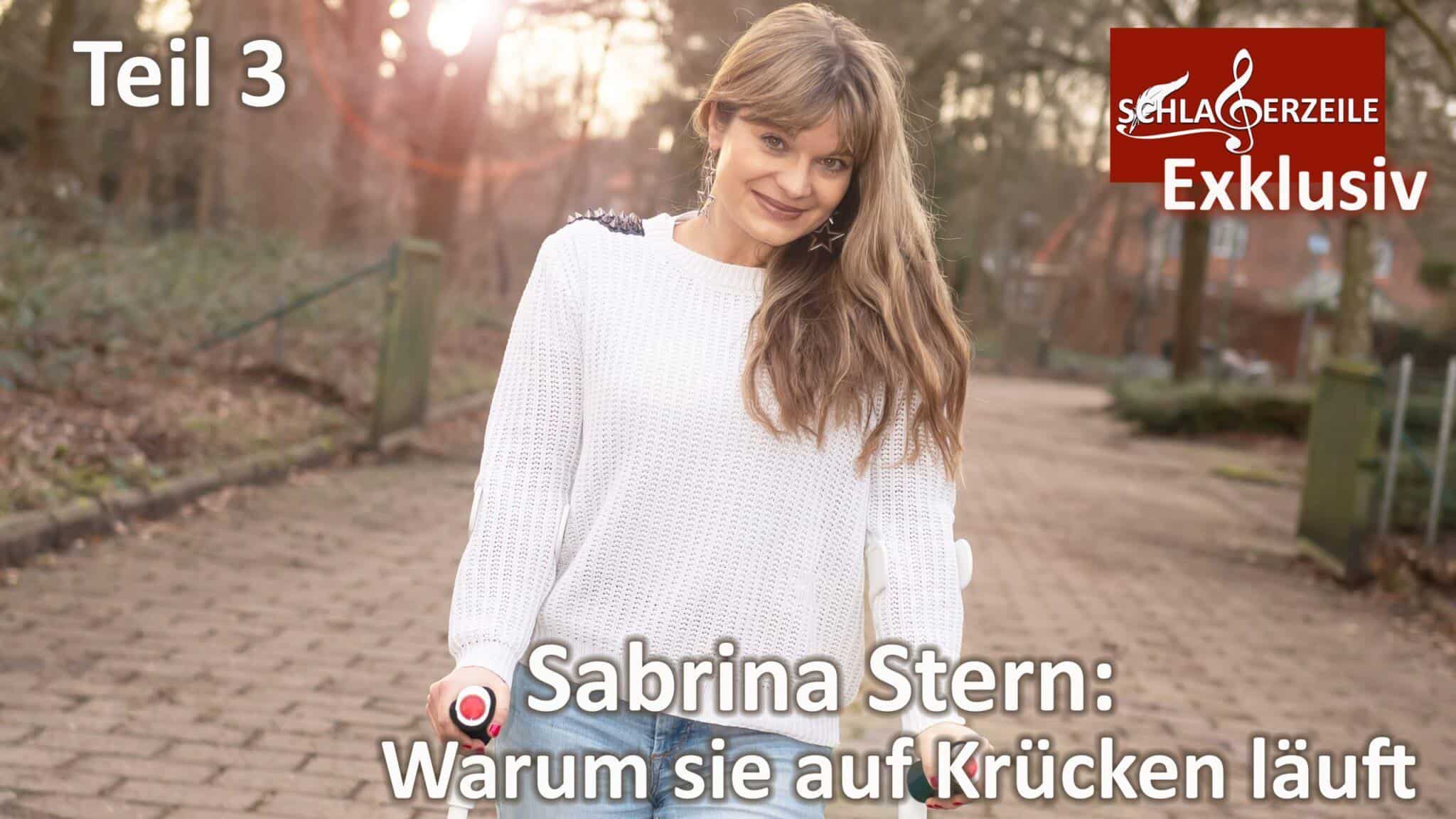 Sabrina Stern Clogs und Krücken
