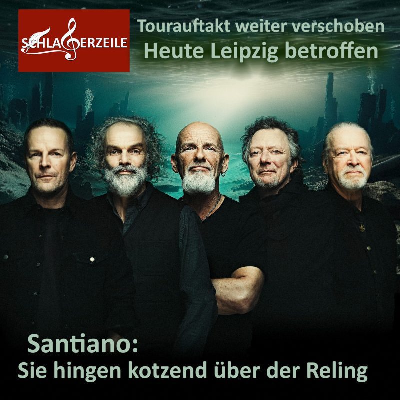 Santiano krank, Konzert verschoben