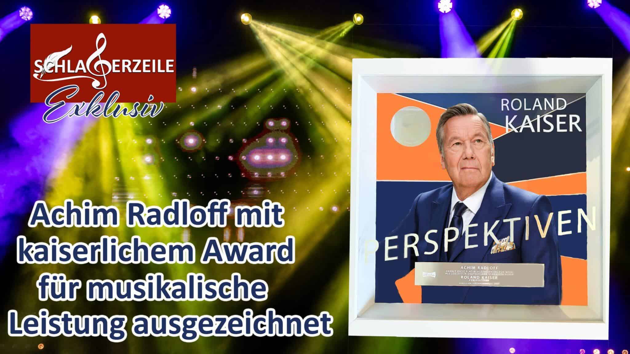 Award Achim Radloff