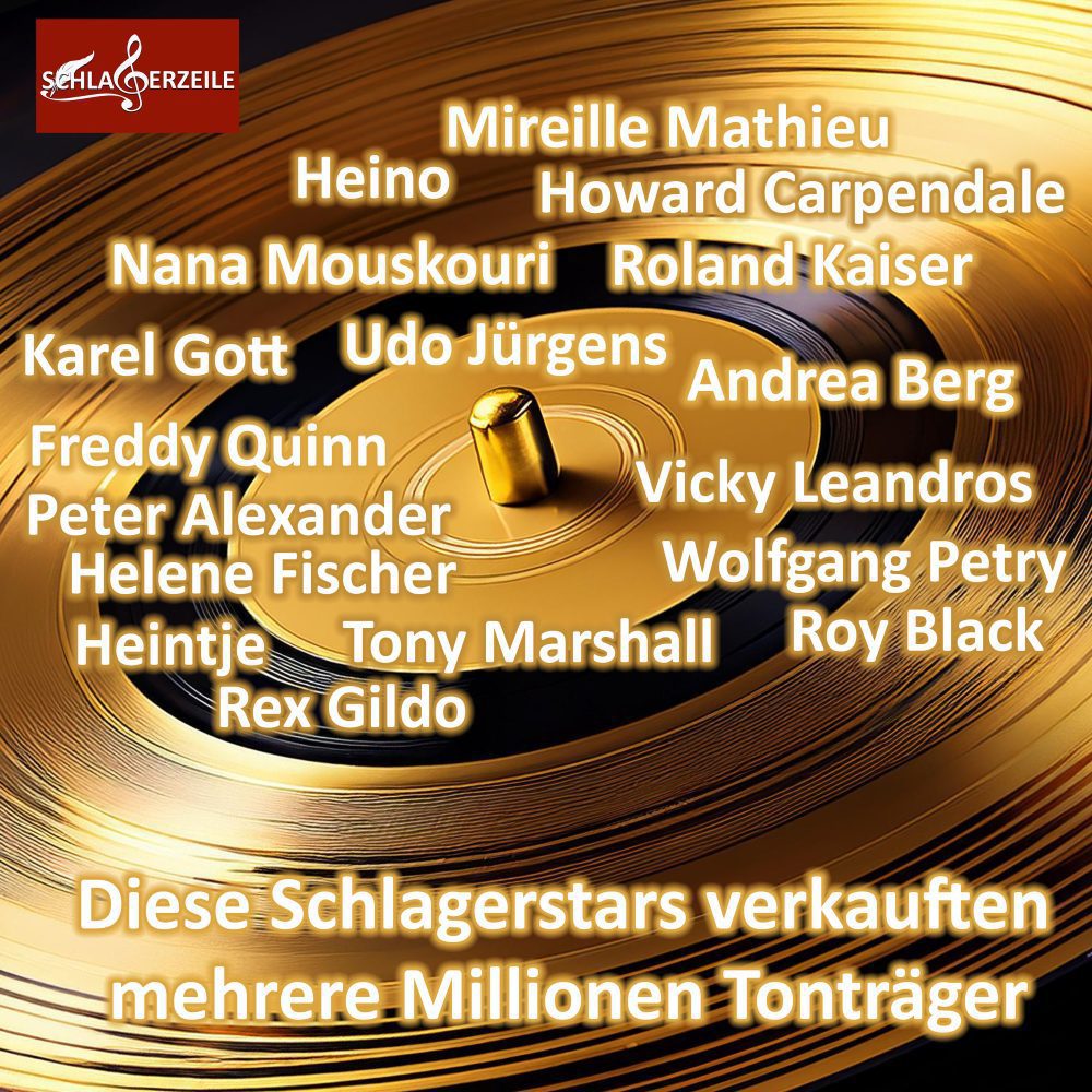 Schlager - Millionen verkaufte Tonträger