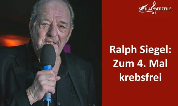Ralph Siegel Krebs besiegt