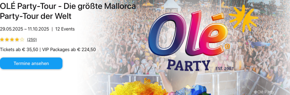 Tickets Olé Party