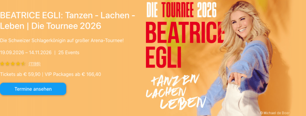 Tickets Beatrice Egli