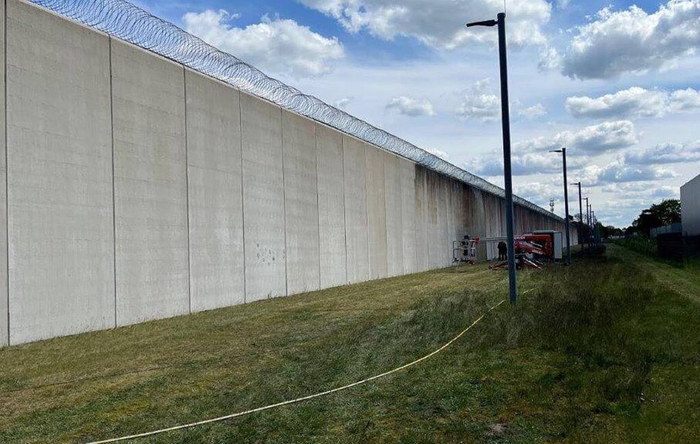 Betonfassadenreinigung JVA Bremervörde