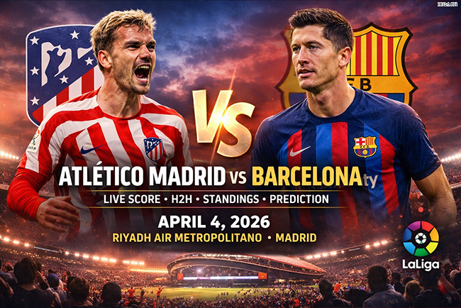 Atlético Madrid vs Barcelona live score