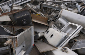 Scrap metal and appliances for recycling in Australia.
