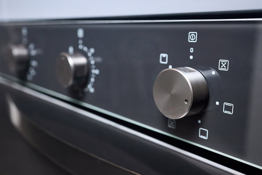 Front view of washing machine control panel with various settings.