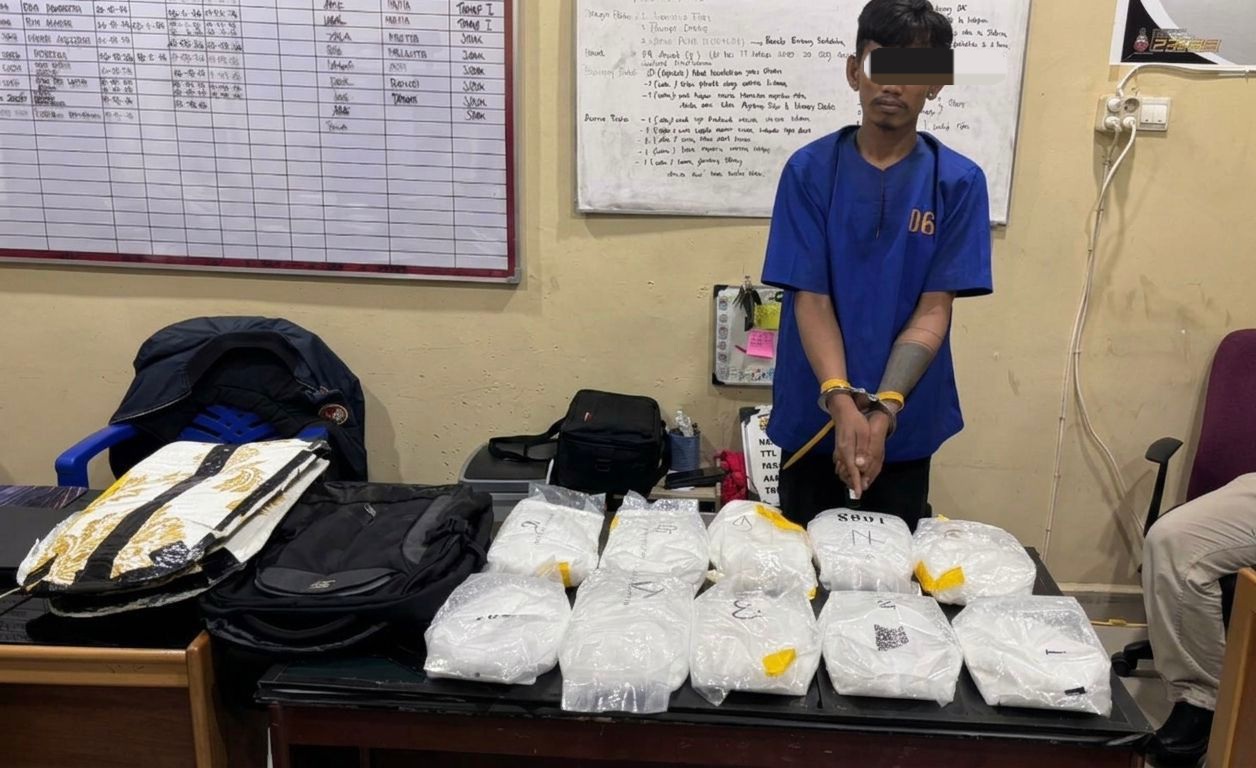 Polres Dumai Berhasil Gagalkan Peredaran 10 Kg Sabu di Pelintung
