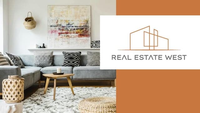 Stylish living room with modern decor, cozy sofa, and contemporary artwork, perfect for West Michigan real estate buyers.
