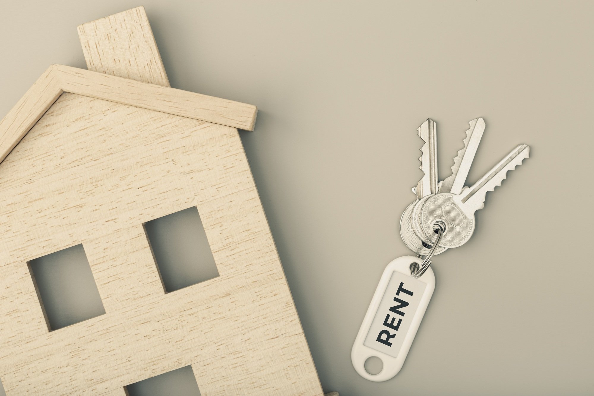 Rent a house concept