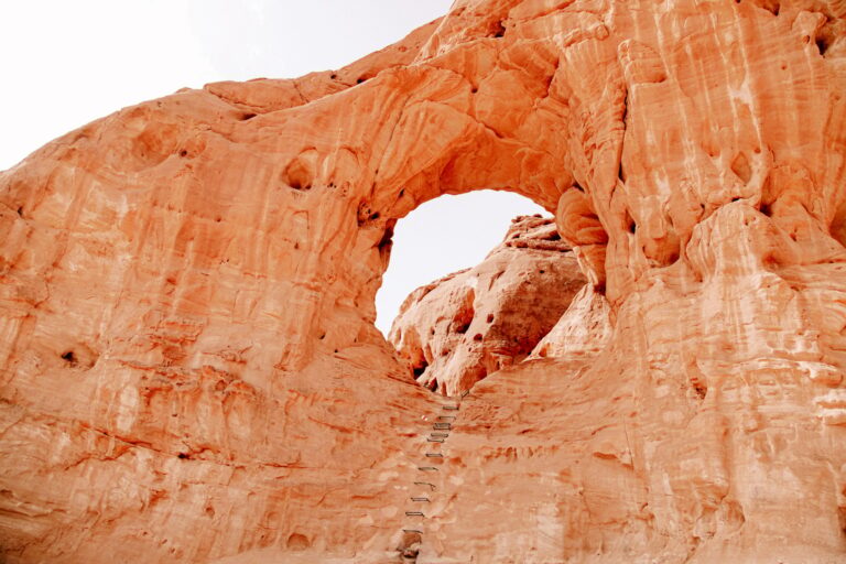 The red sand rocks in Timna park, Israel