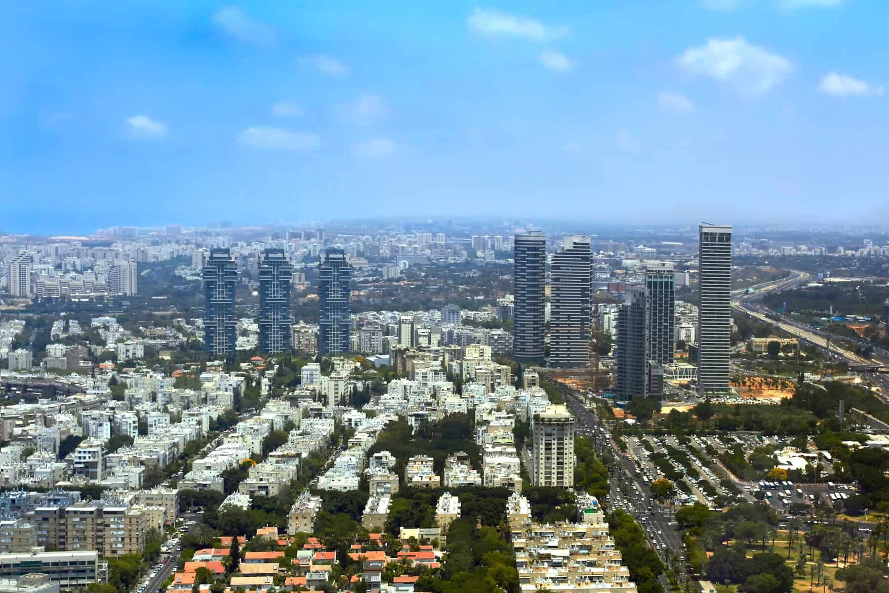 Panorama of Tel Aviv, Israel