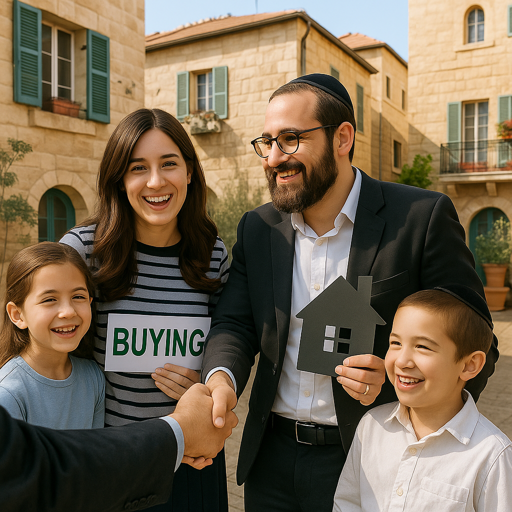jewish family buying a home in israel