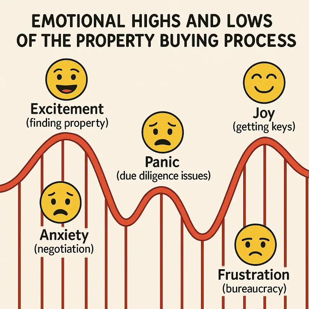 Emotional journey timeline when purchasing property in Israel