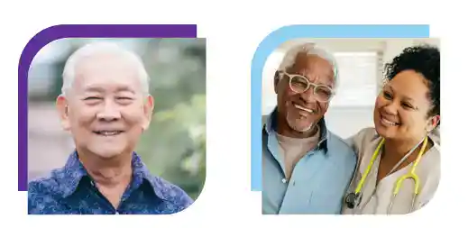 Happy senior man outdoors, promoting health and well-being of older adults.