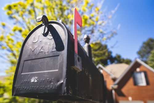 view of mailbox