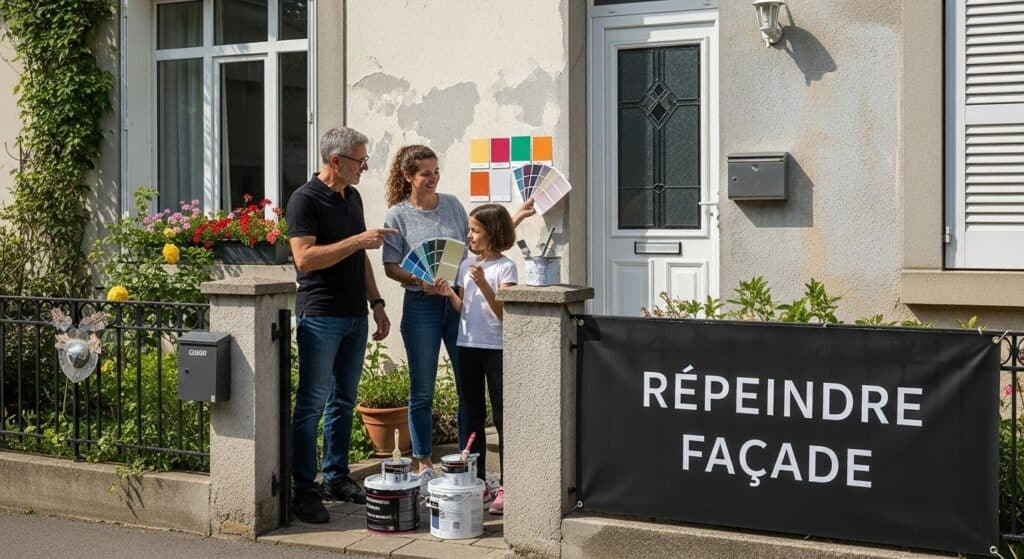 Repeindre façade maison
