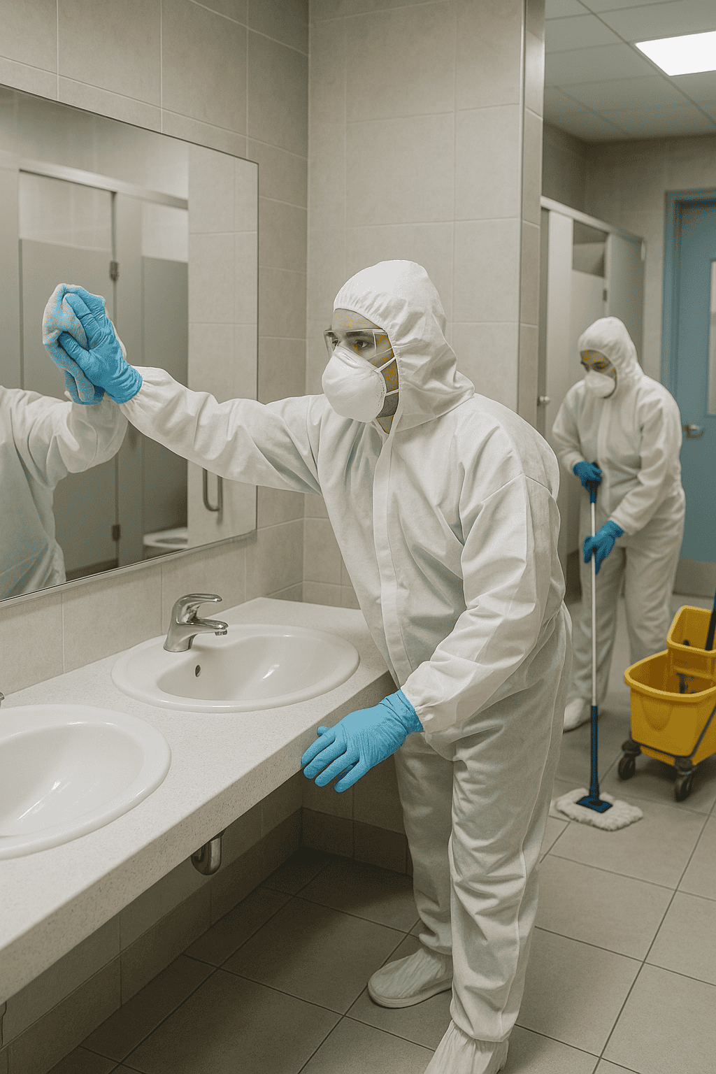 Limpieza de sanitarios y regaderas