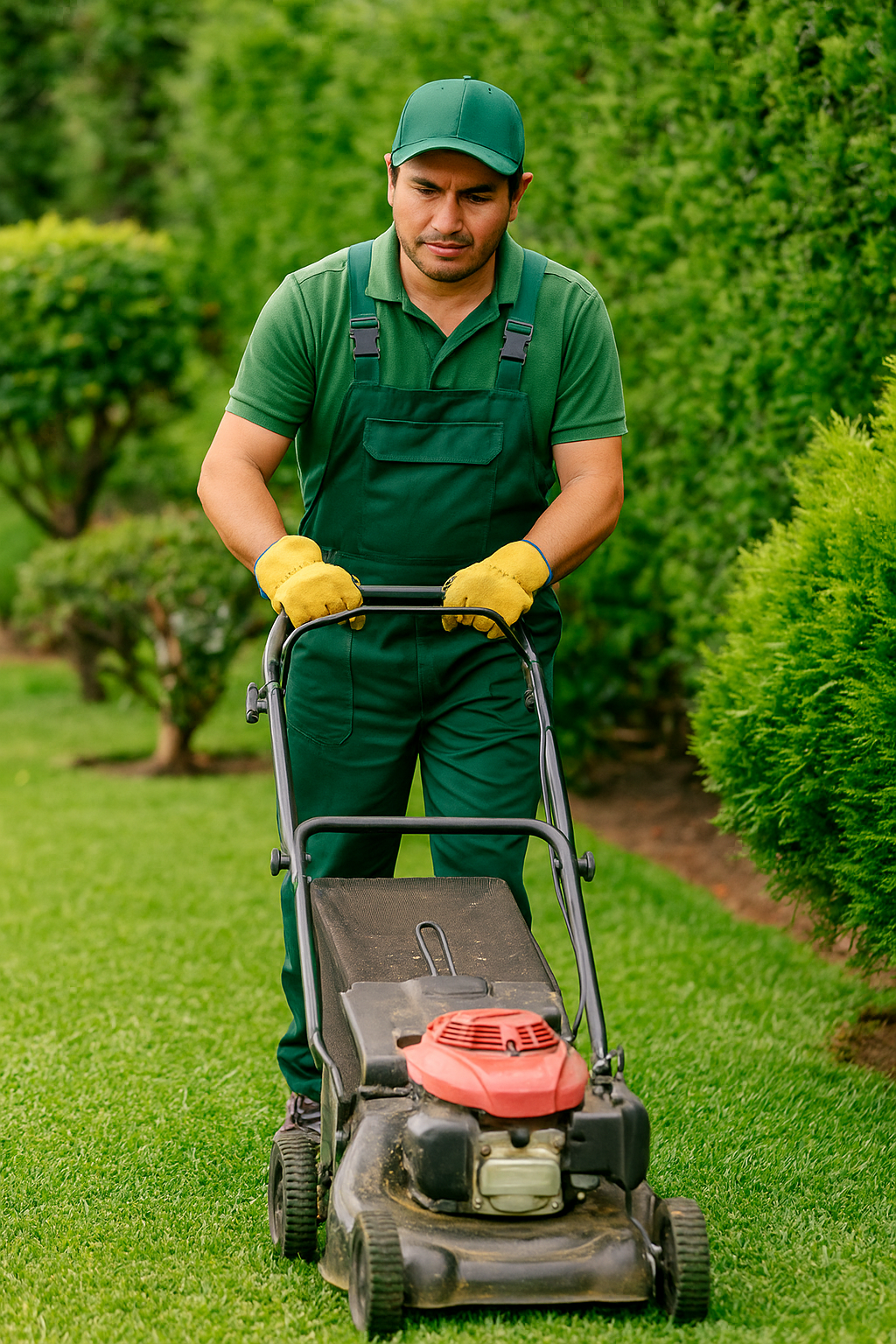 Jardinería y poda de áreas verdes