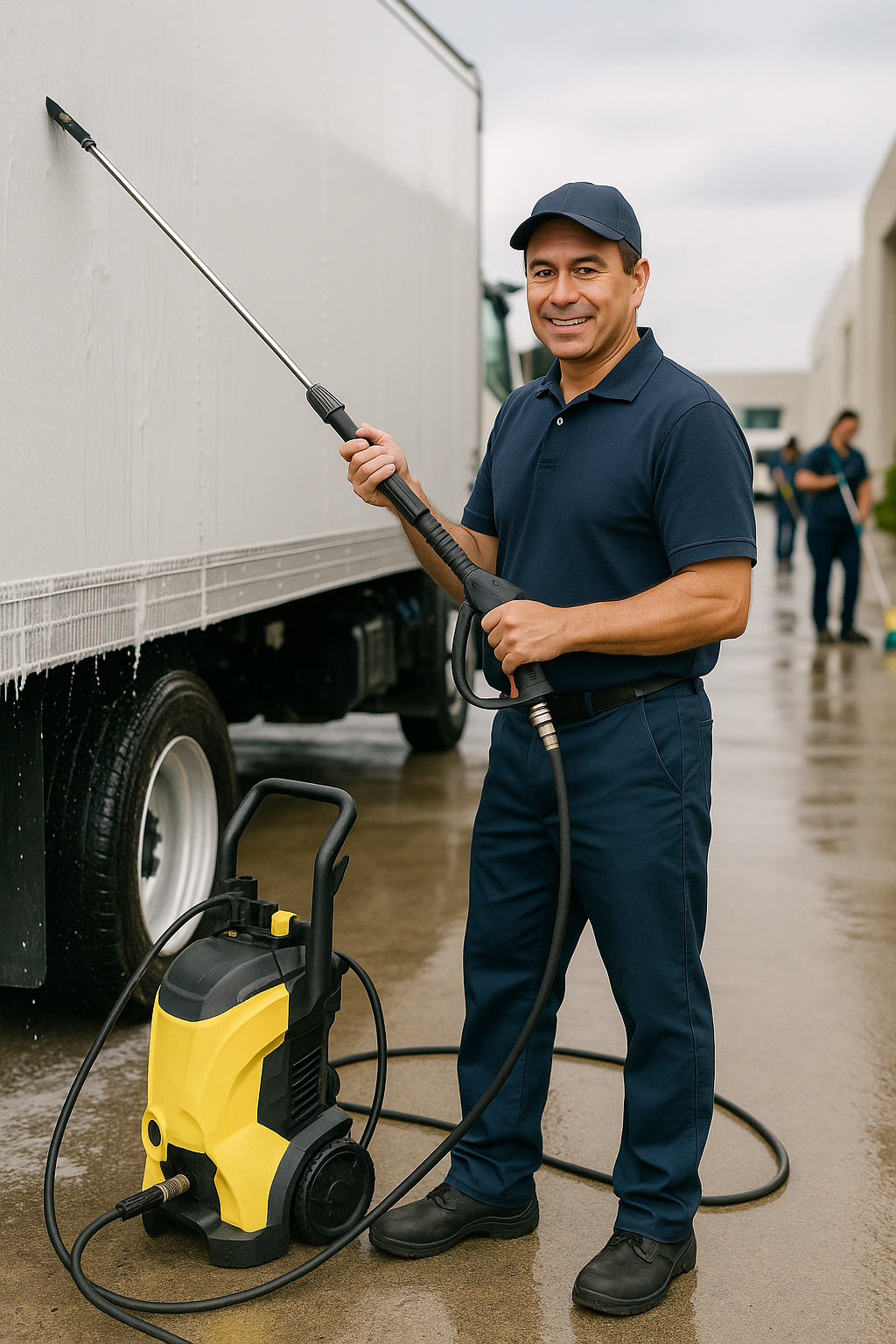 Lavado de unidades de transporte