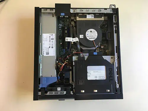 dell-optiplex-7010-vue dessus-ouvert