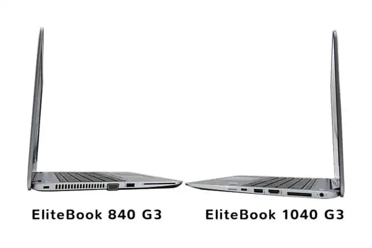 Comparaison EliteBook 840 G3 / EliteBook Folio 1040 G3