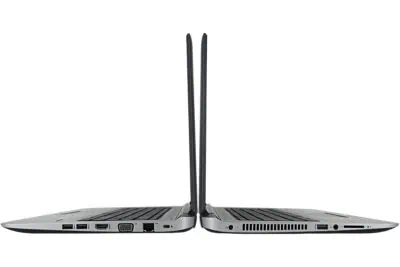 Modèle HP 440 G3 de la marque HP. Image montrant les connectiques (ports) disponibles.