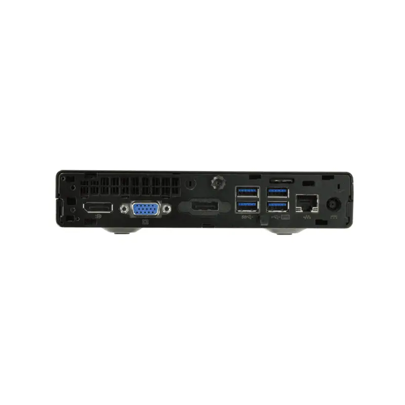 Vieux PC avec ports HDMI, VGA, USB 3.0 et Ethernet, idéal pour une mise à niveau ou pour un usage bureautique.