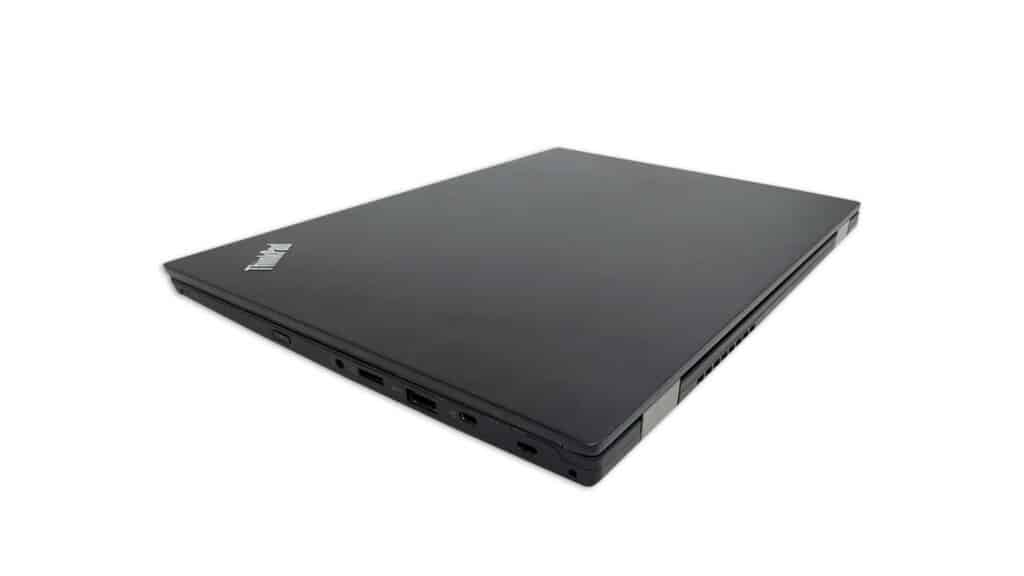 Présentation de l'ultrabook Lenovo ThinkPad L390 reconditionné fermé