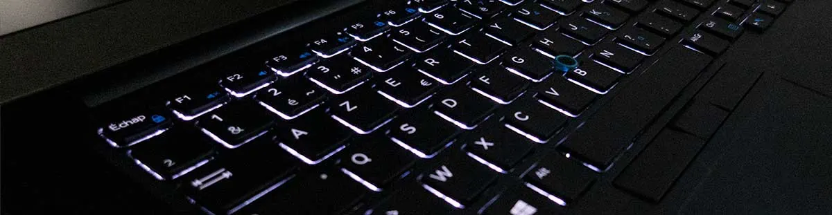 Clavier retro eclairé pc dell latitude e7480
