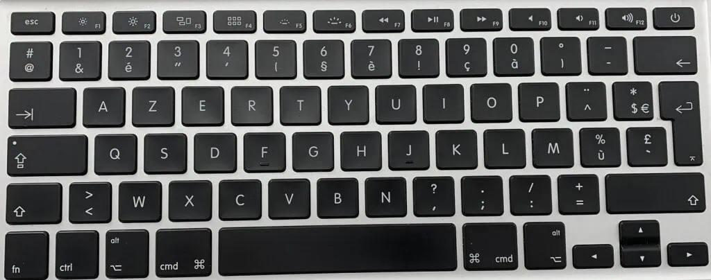 Clavier Mac - AZERTY Belge