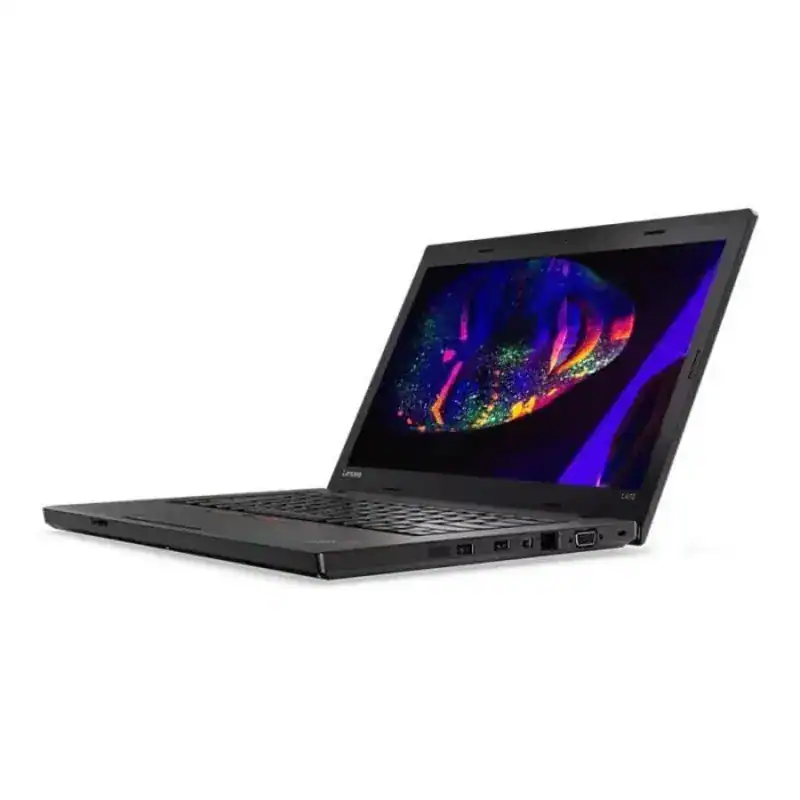 Laptop Lenovo ThinkPad avec écran lumineux et clavier ergonomique, idéal pour le travail et la gestion informatique.