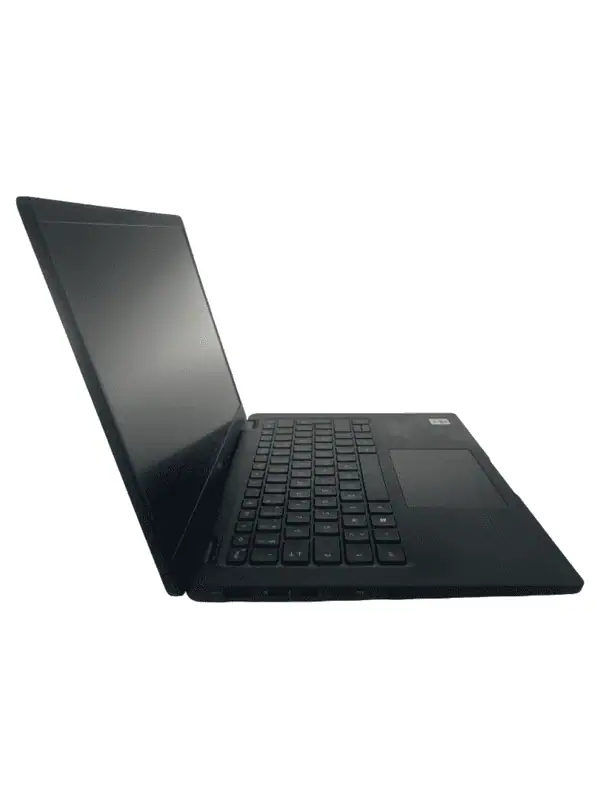 Ordinateur portable noir ouvert, idéal pour réparation informatique et dépannage. Parfait pour les techniciens et les amateurs de technologie cherchant une solution fiable.