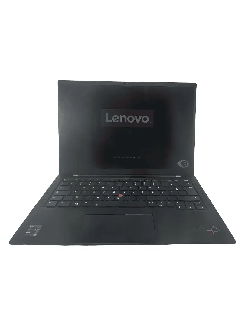 Ordinateur portable Lenovo avec écran ouvert, idéal pour la bureautique, le gaming et la création de contenu. Conçu pour la performance et la fiabilité, parfait pour les professionnels et les gamers.