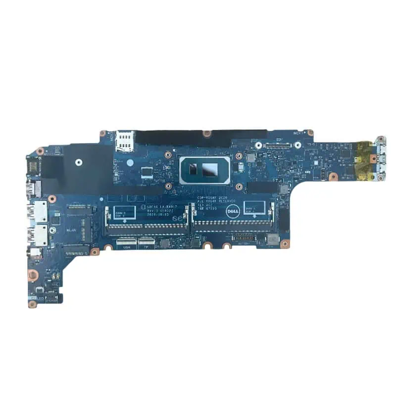 Carte mère d'ordinateur portable Dell, composant électronique pour réparation ou mise à niveau.