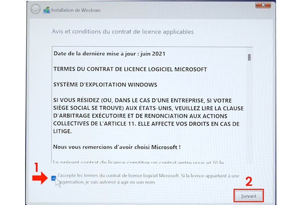 accepter-installation-condition-contrat-windows11
