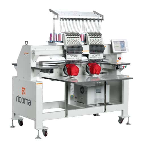 Ricoma 2 Head Embroidery Machine - Sewing Worx