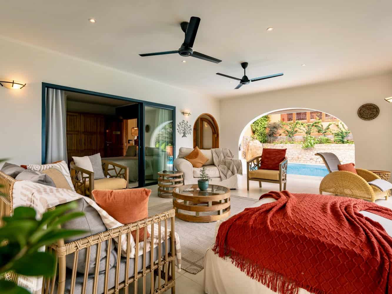 Cote Cèdres — chambre & salle d’eau