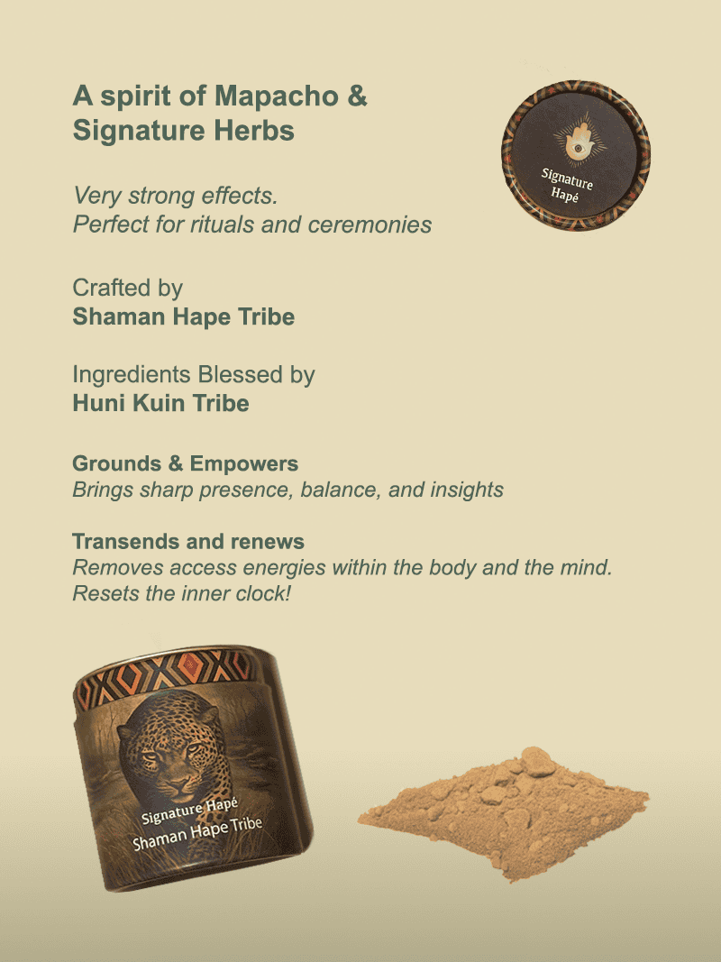 Premium herbal Hapé for spiritual rituals and ceremonies.