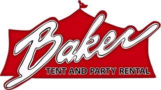 Baker Tent and Party Rental logo for event sponsorships.