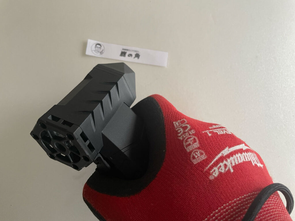 GENTOS（ジェントス）のブロワーが持ちやすい