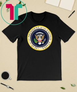 45 Is A Puppet Fake Presidential Seal T-Shirt One Term Donnie Merchandise T-Shirt Charles Leazott’s Anti Trump Funny T-Shirt
