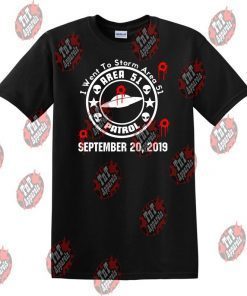 Alien Storm Area 51 September 20 T Shirt Tee