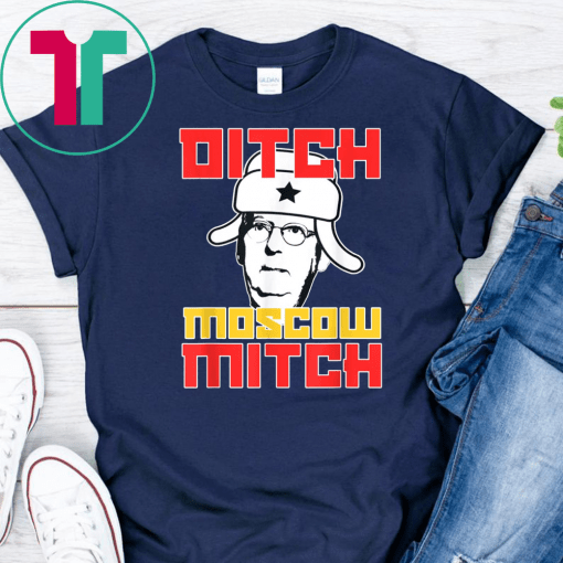 DITCH MOSCOW MITCH Senator McConnell Anti Turtle Face Meme T-Shirt