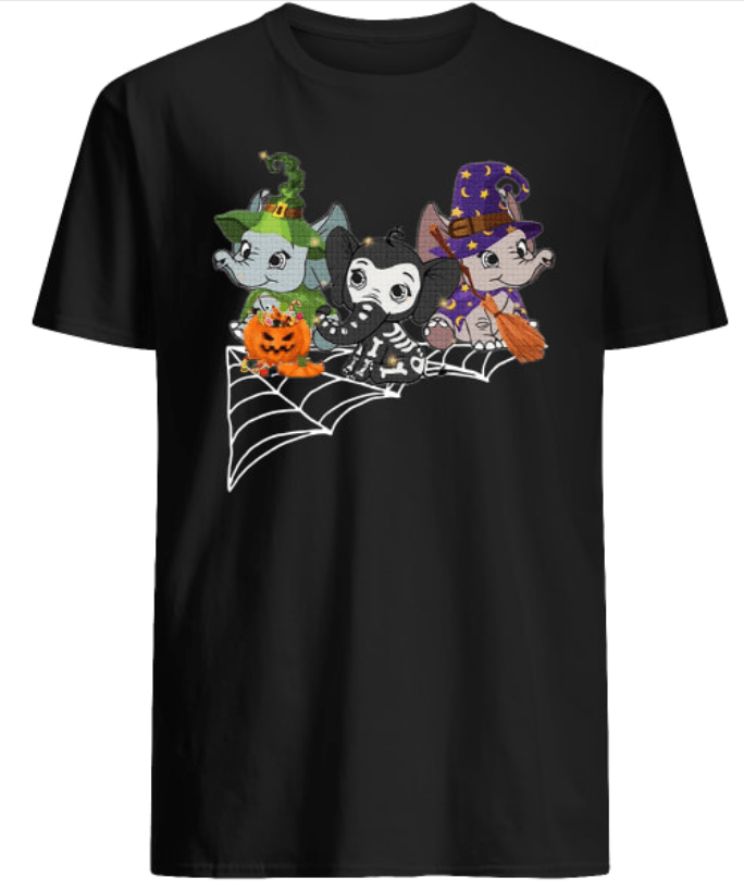 Elephants Witch Halloween shirt