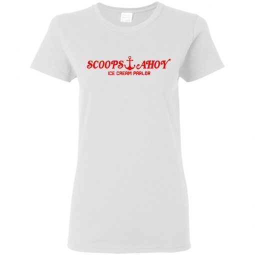 Scoops Ahoy Stranger Things Ice Cream Ladies Women T-Shirt