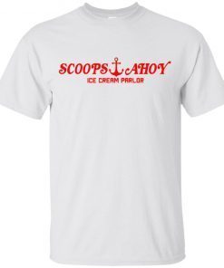 Scoops Ahoy Stranger Things Ice Cream Youth Kids T-Shirt