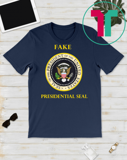 Trump Fake Presidential Seal 2020 Classic Gift T-Shirts - Image 2
